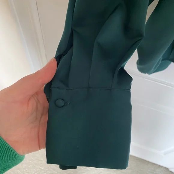 Dynamite Romy Open-Back Satin Blouse - Picture 6 of 10